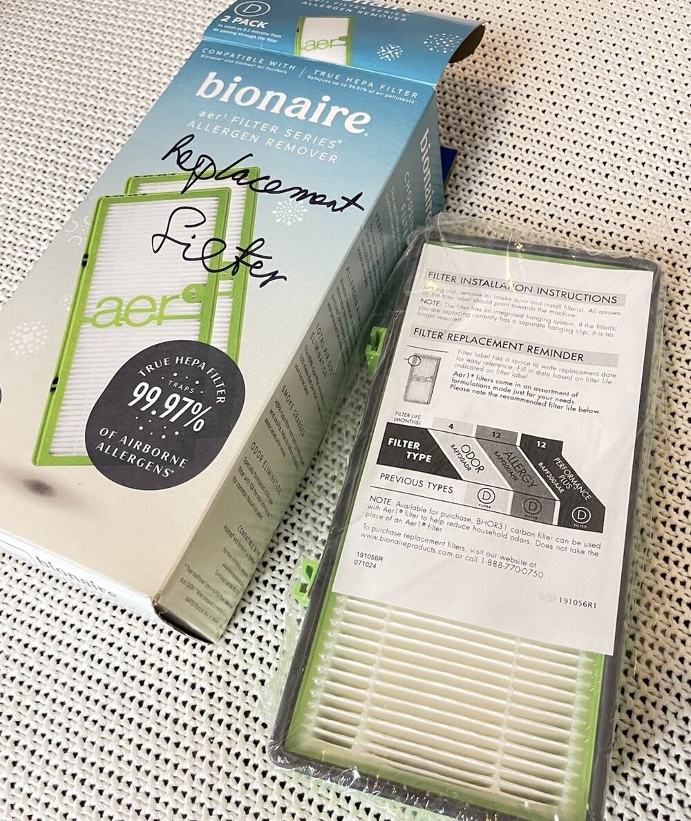Bionaire AER1 Filter Allergen Remover HEPA Filter D (1 FILTER ) BAPF300AHDR New